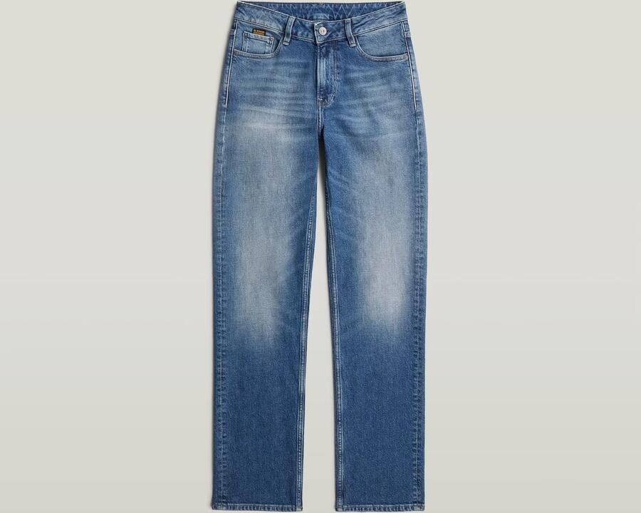 G-STAR high waist straight leg jeans medium blue denim - Foto 6