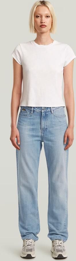 G-STAR high waist straight leg jeans light blue denim - Foto 8