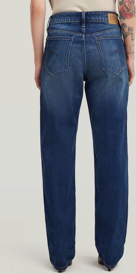 G-Star RAW Iggie Straight Jeans Donkerblauw Dames - Foto 5