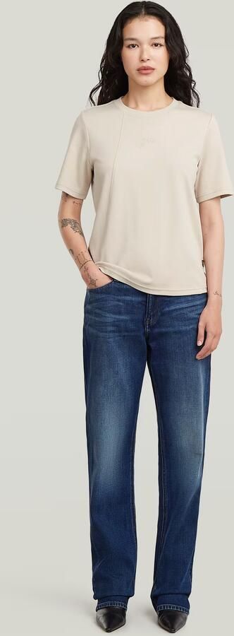 G-Star RAW Iggie Straight Jeans Donkerblauw Dames - Foto 6
