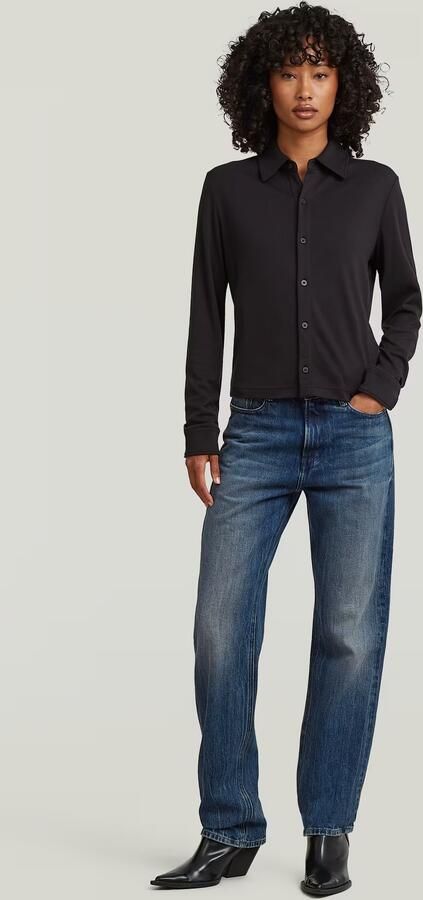 G-Star RAW Iggie Straight Jeans Donkerblauw Dames - Foto 7
