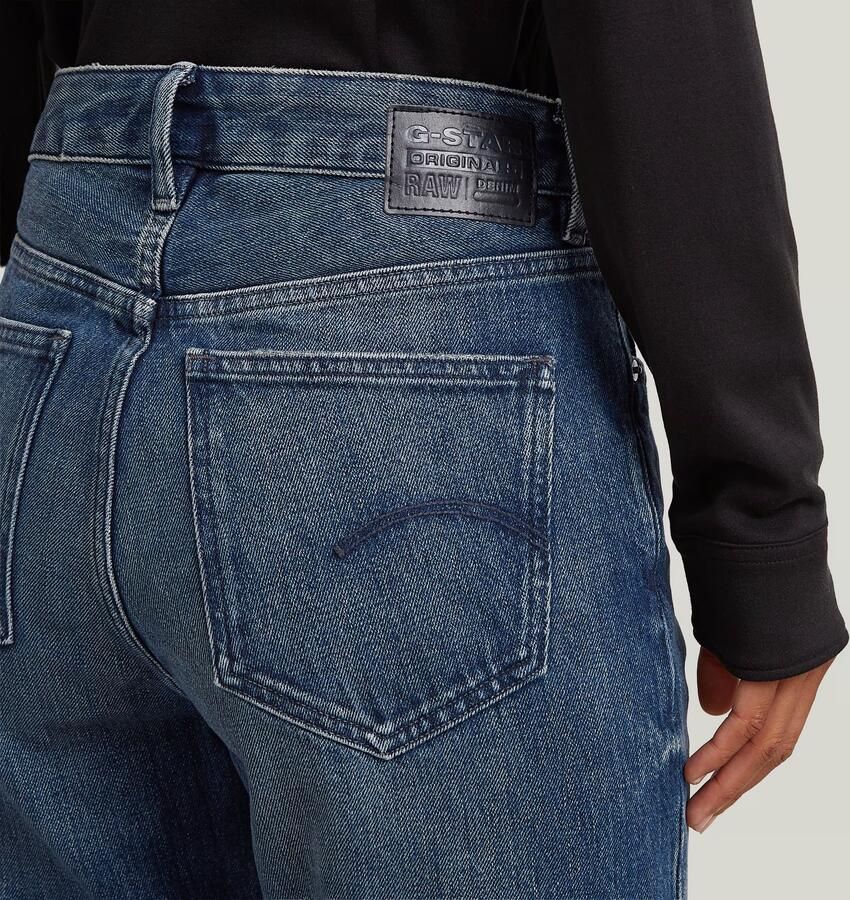 G-Star RAW Iggie Straight Jeans Donkerblauw Dames - Foto 3