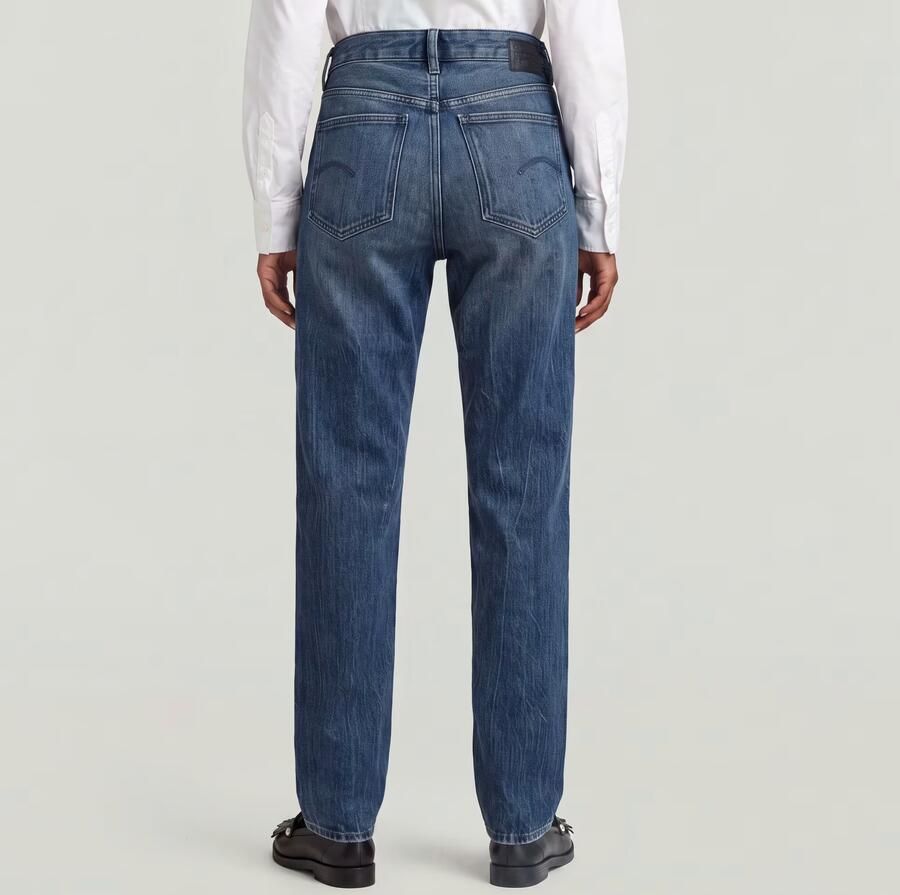 G-Star RAW Iggie Straight Jeans Donkerblauw Dames - Foto 4