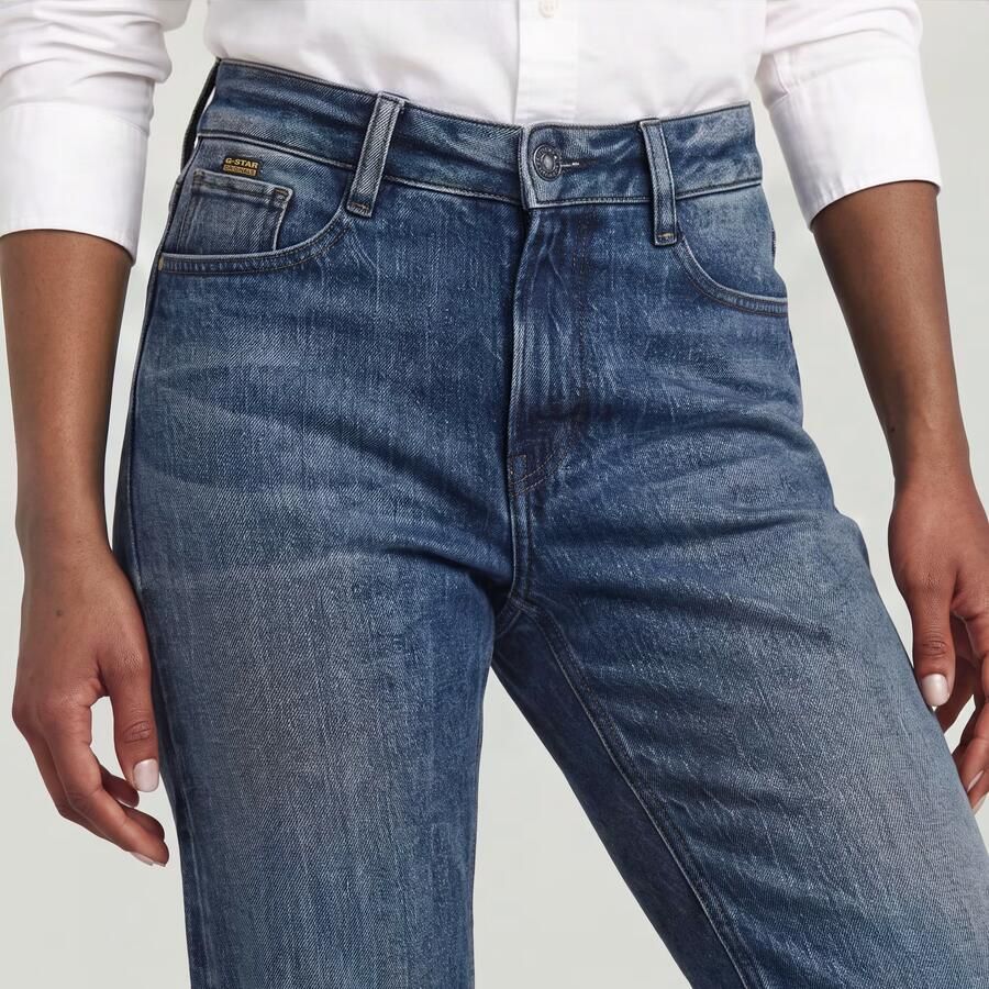 G-Star RAW Iggie Straight Jeans Donkerblauw Dames - Foto 3