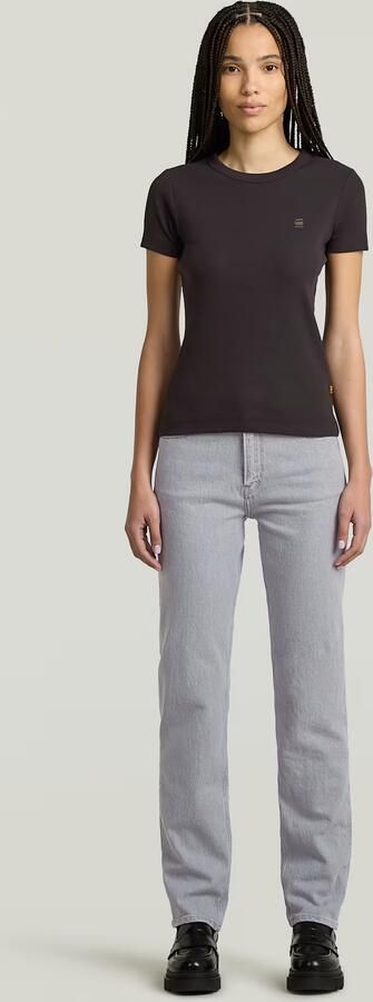 G-Star RAW Iggie Straight Jeans Grijs Dames - Foto 6