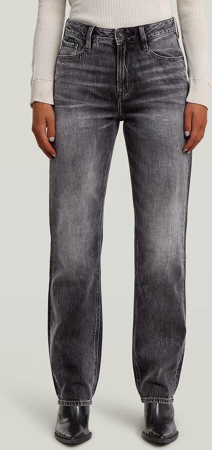 G-Star RAW Iggie Straight Jeans Grijs Dames
