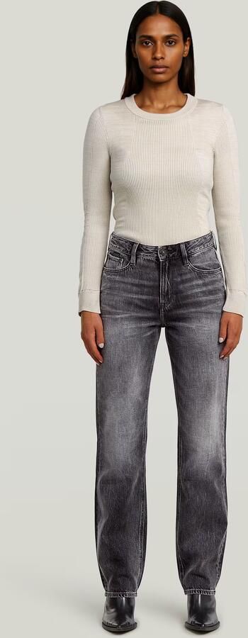 G-Star RAW Iggie Straight Jeans Grijs Dames - Foto 7