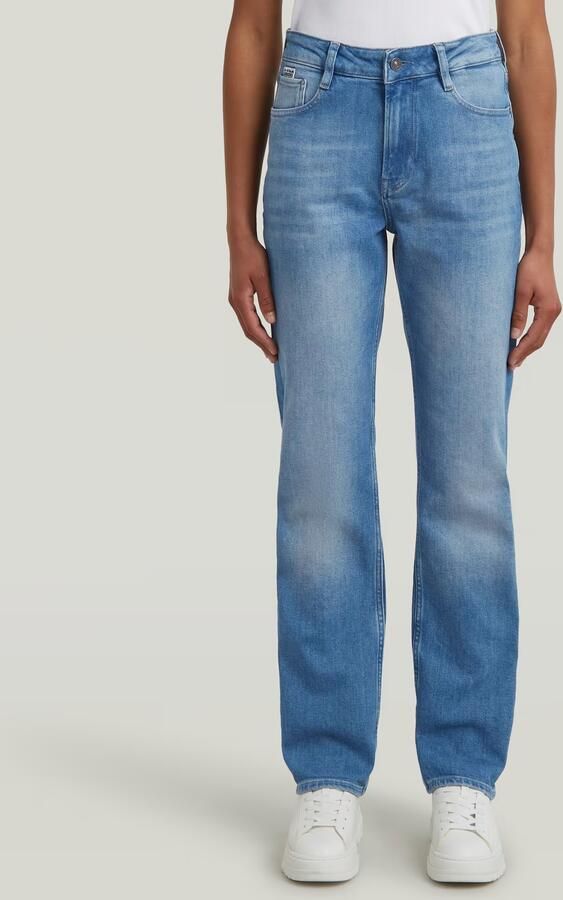 G-Star RAW Iggie Straight Jeans Midden blauw Dames - Foto 7