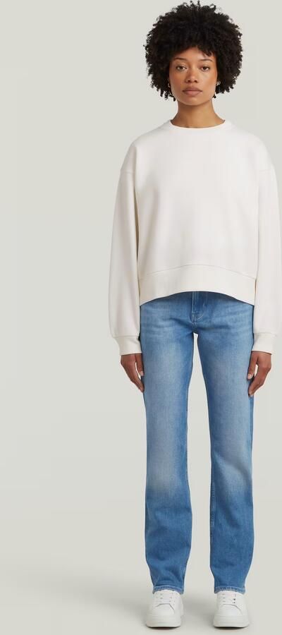 G-Star RAW Iggie Straight Jeans Midden blauw Dames - Foto 6
