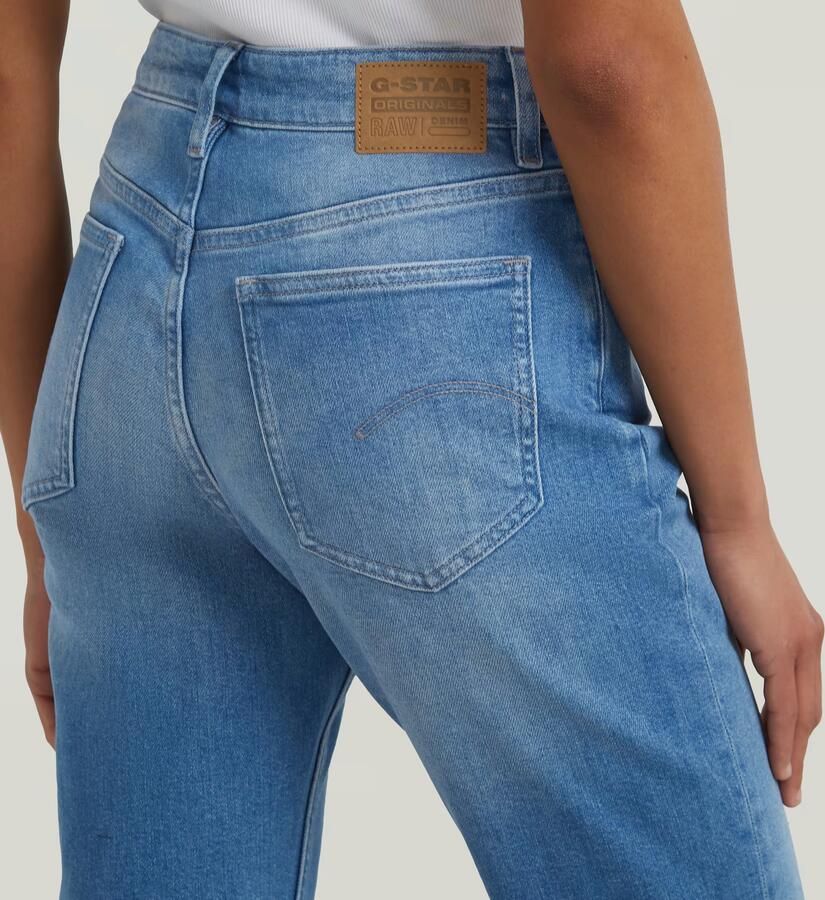 G-Star RAW Iggie Straight Jeans Midden blauw Dames - Foto 2