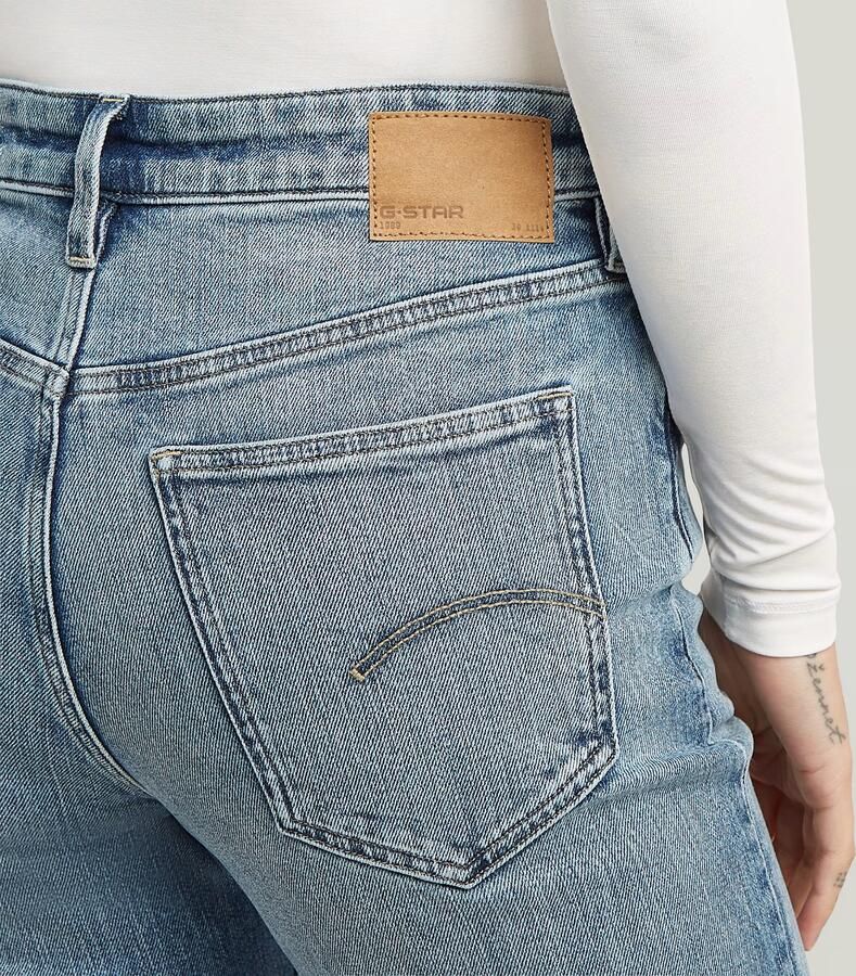G-Star RAW Iggie Straight Jeans Midden blauw Dames - Foto 5