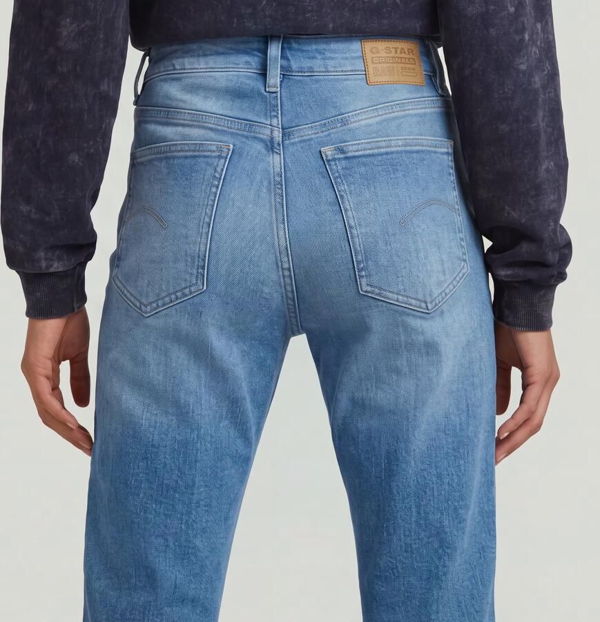 G-Star RAW Iggie Straight Jeans Midden blauw Dames - Foto 4