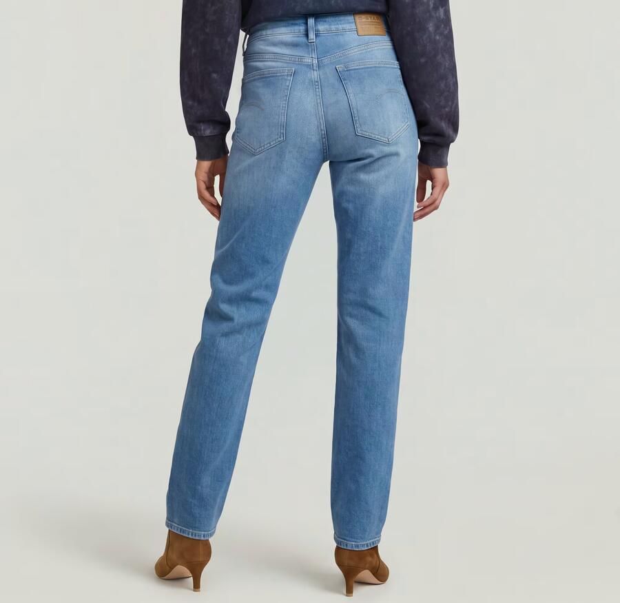 G-Star RAW Iggie Straight Jeans Midden blauw Dames - Foto 3