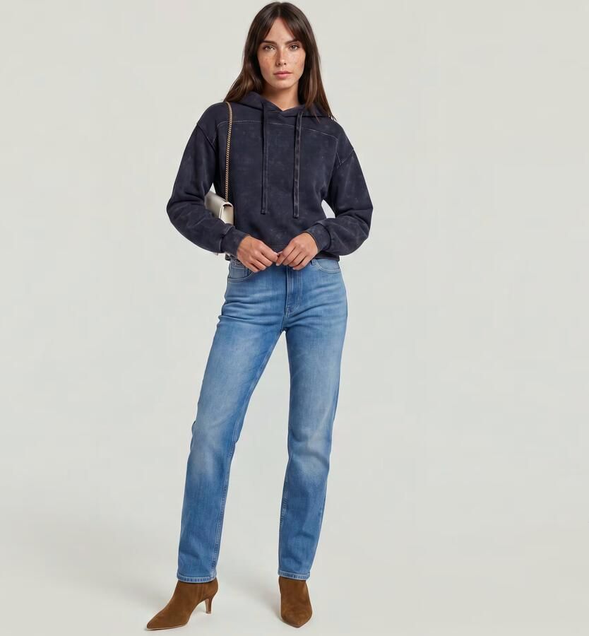 G-Star RAW Iggie Straight Jeans Midden blauw Dames - Foto 5