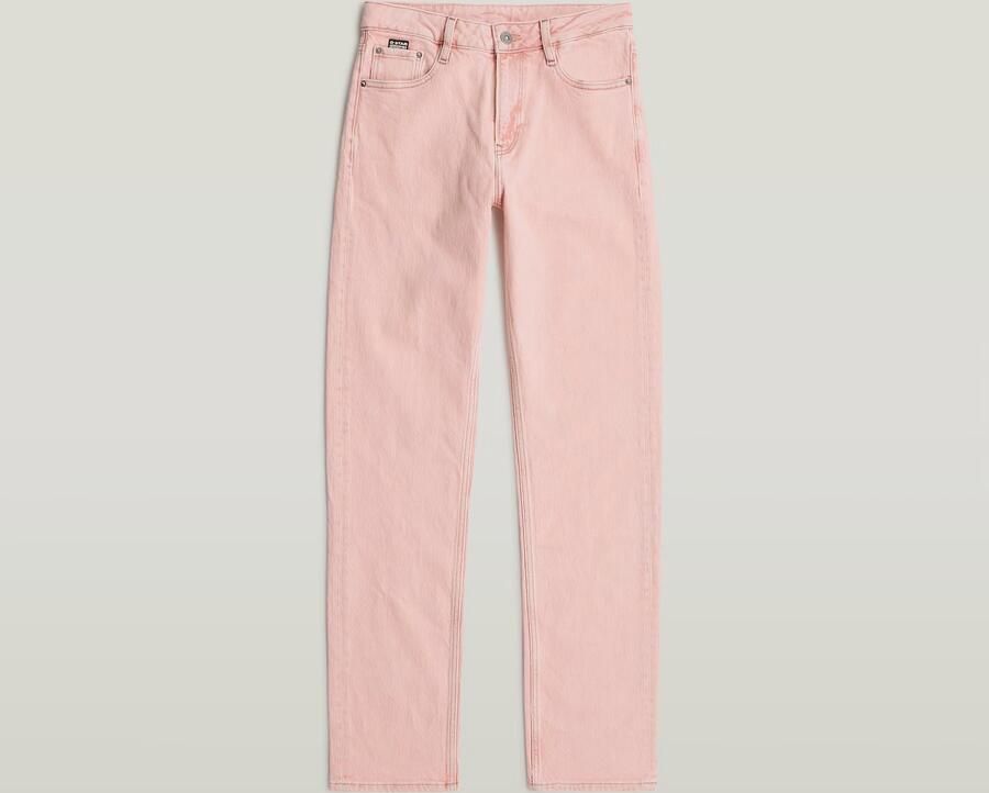G-Star RAW Iggie Straight Jeans Roze Dames - Foto 2