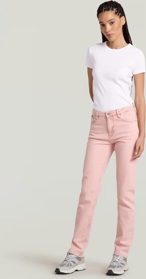 G-Star RAW Iggie Straight Jeans Roze Dames - Foto 5