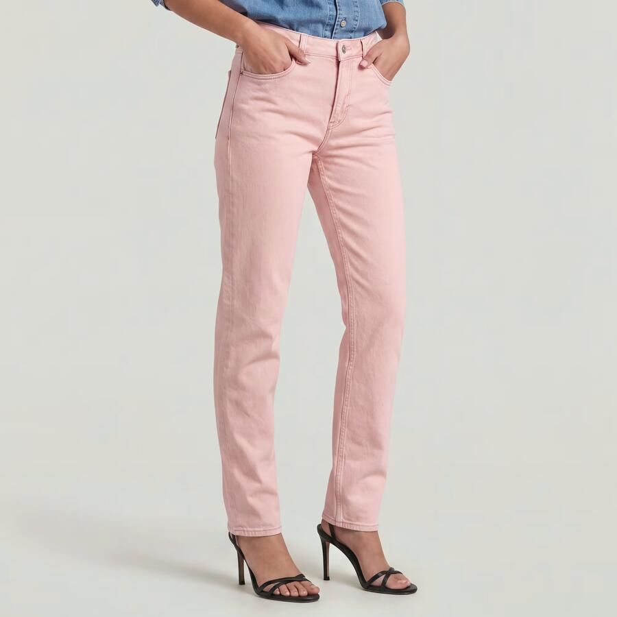 G-Star RAW Iggie Straight Jeans Roze Dames - Foto 2
