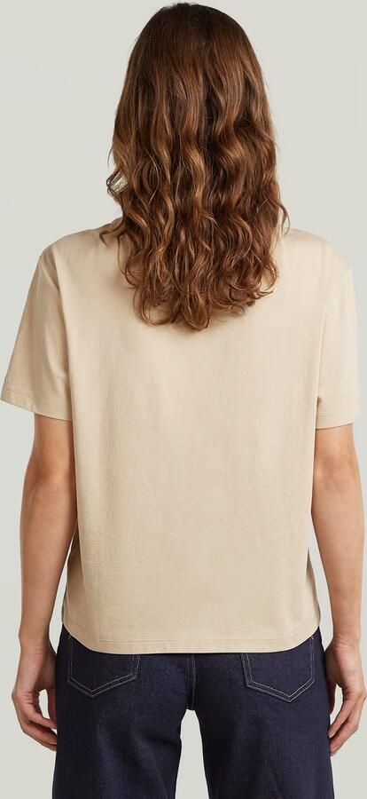 G-Star RAW Inside Print T-Shirt Beige Dames - Foto 6