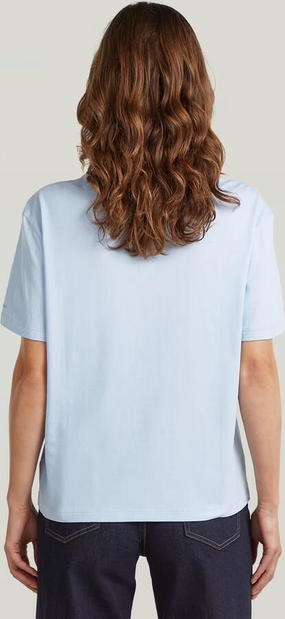 G-Star RAW Inside Print T-Shirt Lichtblauw Dames - Foto 7