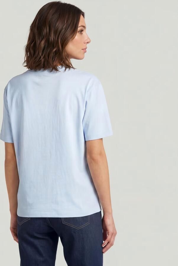 G-Star RAW Inside Print T-Shirt Lichtblauw Dames - Foto 5