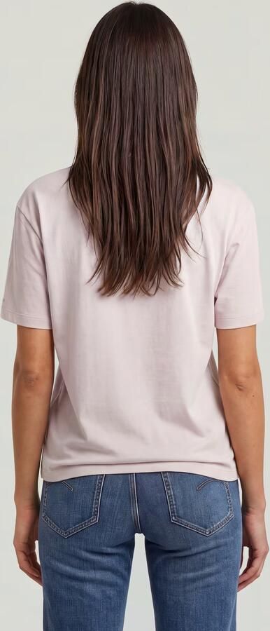 G-Star RAW Inside Print T-Shirt Roze Dames - Foto 7