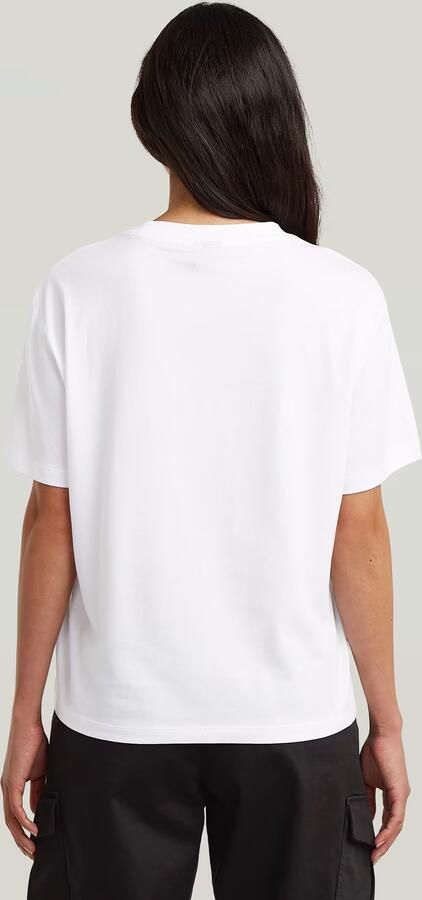 G-Star RAW Inside Print T-Shirt Wit Dames - Foto 8