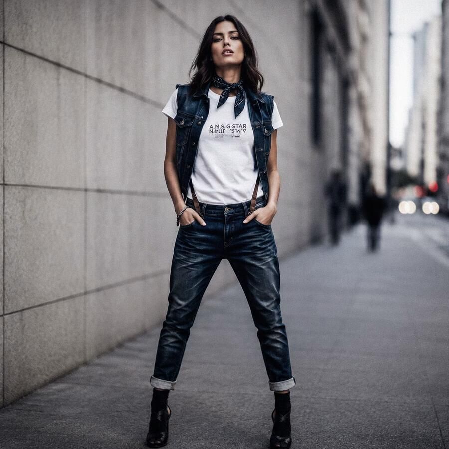 G-Star RAW Inside Print T-Shirt Wit Dames - Foto 3