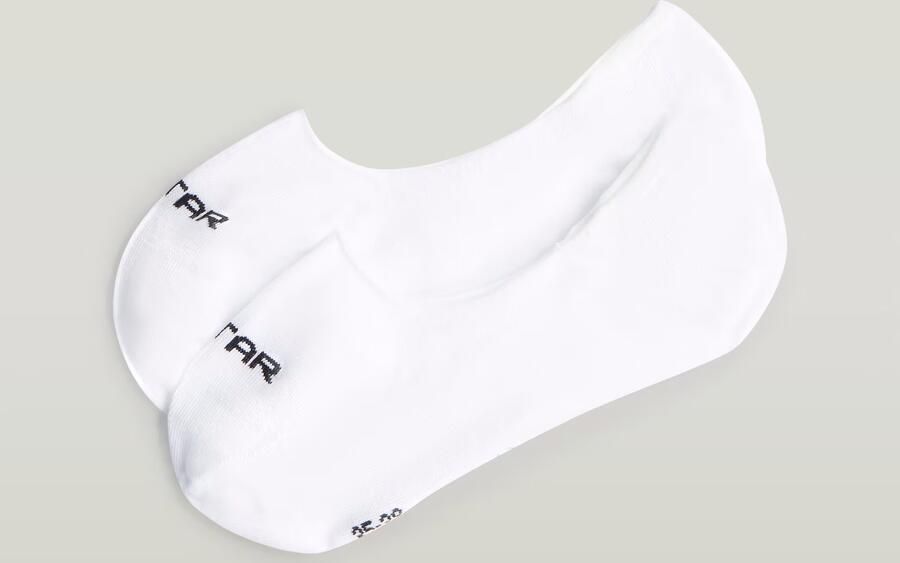 G-Star RAW Invisible Sokken 3 Paar Wit Dames - Foto 3
