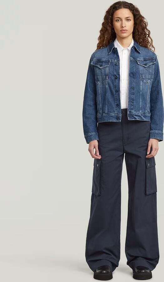 G-Star RAW Jeansjack Arc 3D Jacket met opgestikte klepzakken met lusknoopjes - Foto 9