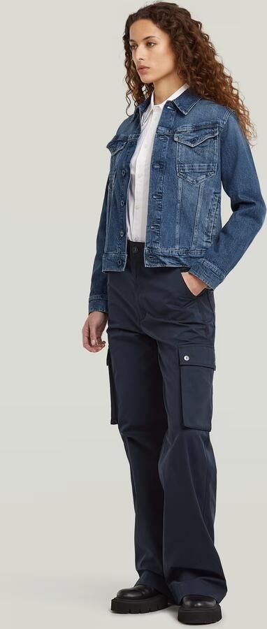 G-Star RAW Jeansjack Arc 3D Jacket met opgestikte klepzakken met lusknoopjes - Foto 11