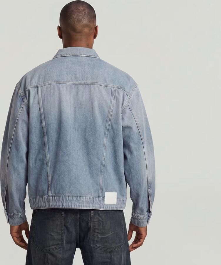 G-Star Raw Jeansjack met opgestikte klepzakken op de borst model 'Dakota' - Foto 5