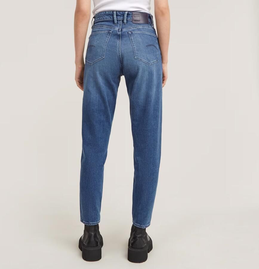 G-Star RAW Janeh Ultra High Mom Ankle Jeans Midden blauw Dames - Foto 4