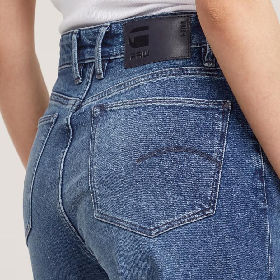 G-Star RAW Janeh Ultra High Mom Ankle Jeans Midden blauw Dames - Foto 2