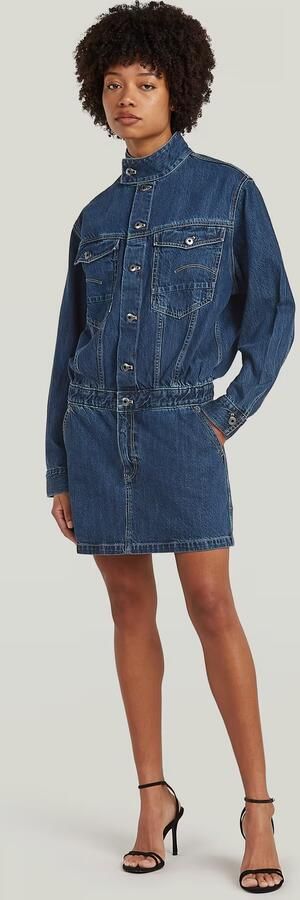 G-Star RAW Jasjurk Midden blauw Dames - Foto 6