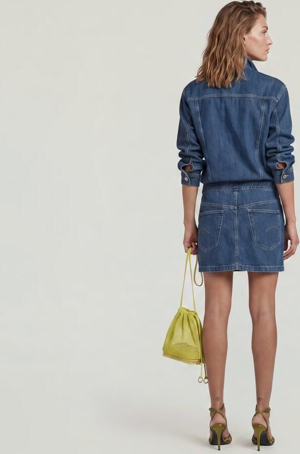 G-Star RAW Jasjurk Midden blauw Dames - Foto 5
