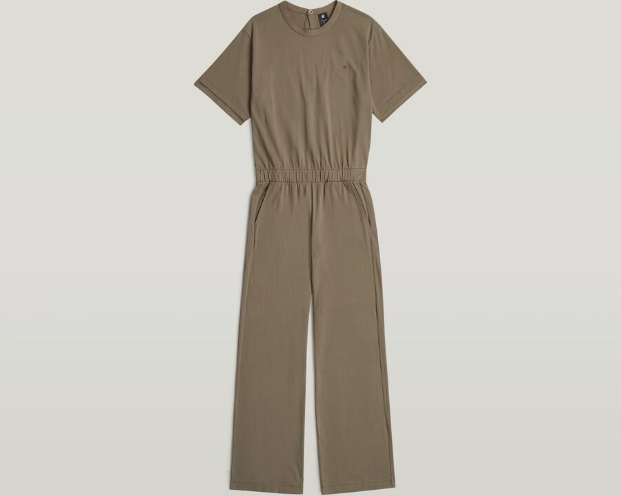 G-Star RAW Jersey Jumpsuit Bruin Dames - Foto 4