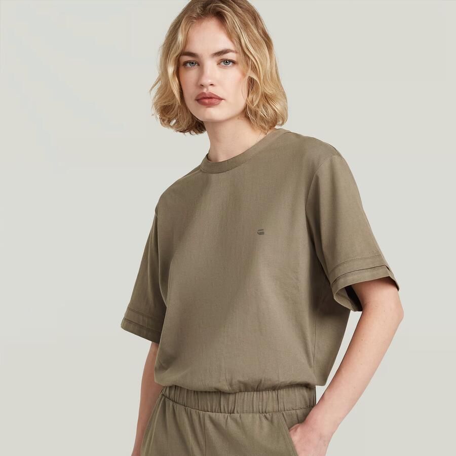 G-Star RAW Jersey Jumpsuit Bruin Dames - Foto 2