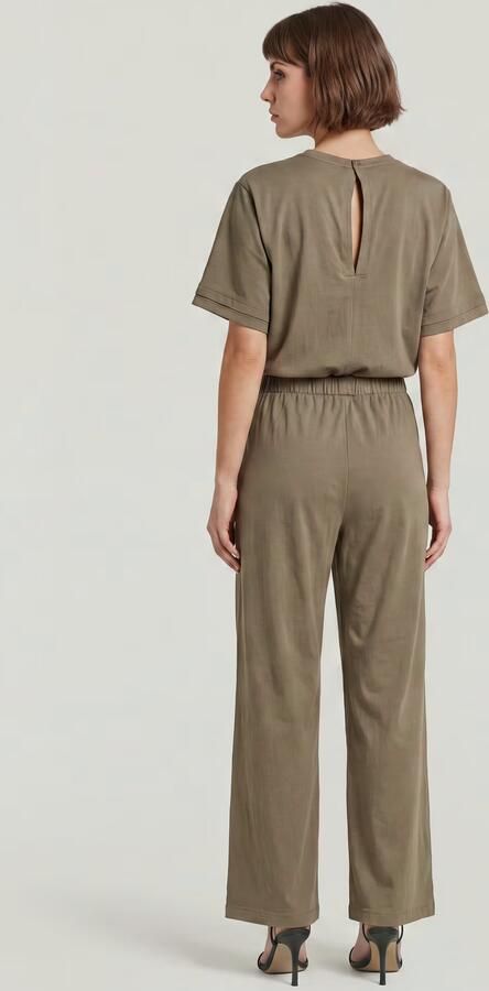 G-Star RAW Jersey Jumpsuit Bruin Dames - Foto 6