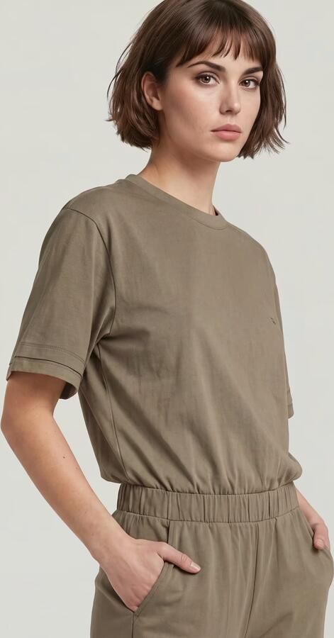 G-Star RAW Jersey Jumpsuit Bruin Dames - Foto 5
