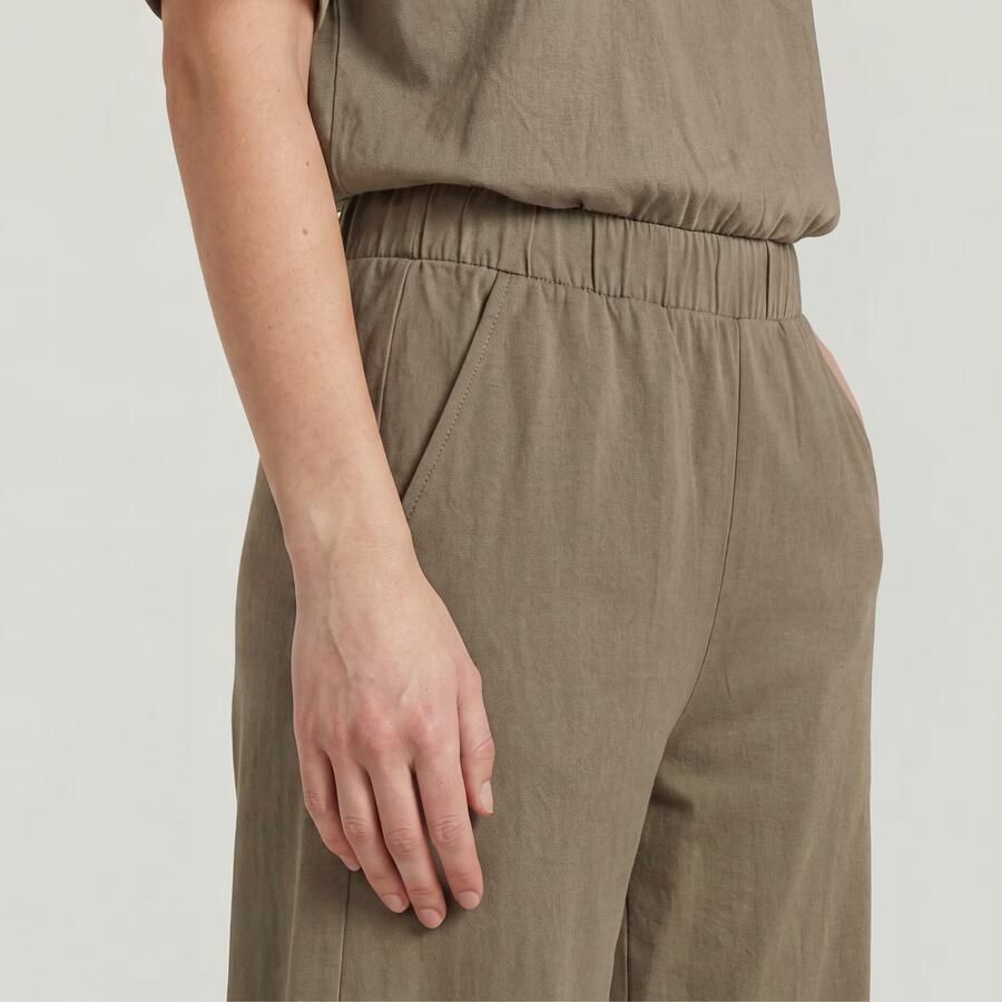 G-Star RAW Jersey Jumpsuit Bruin Dames - Foto 3