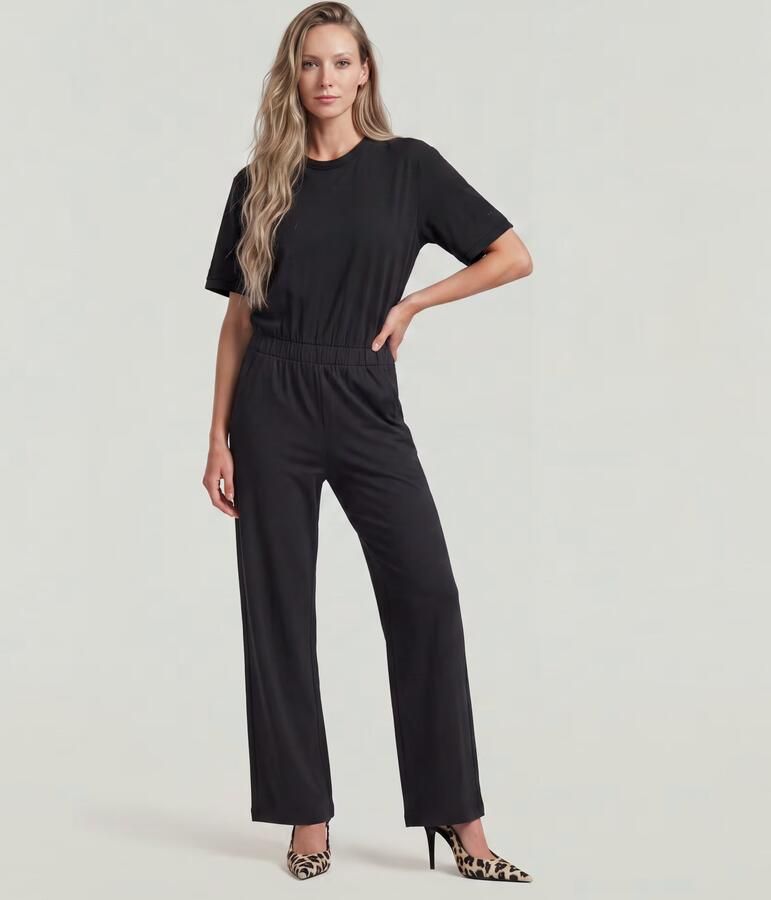G-Star RAW Jersey Jumpsuit Zwart Dames - Foto 8