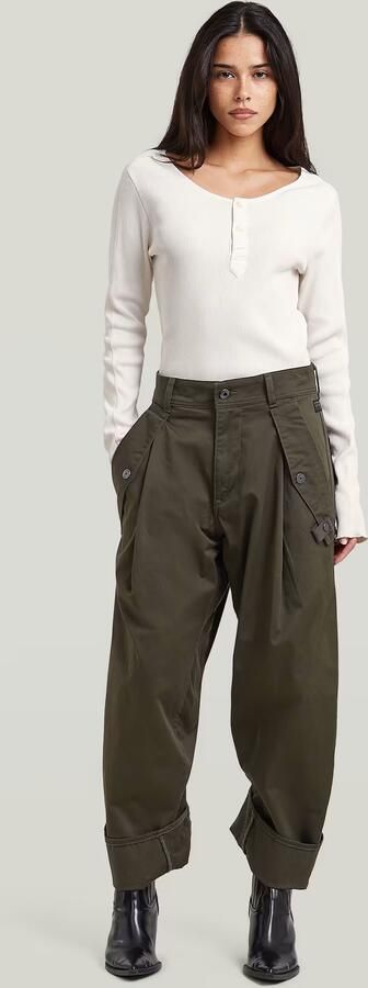 G-Star RAW Jett 3D Boyfriend Cargobroek Bruin Dames - Foto 6
