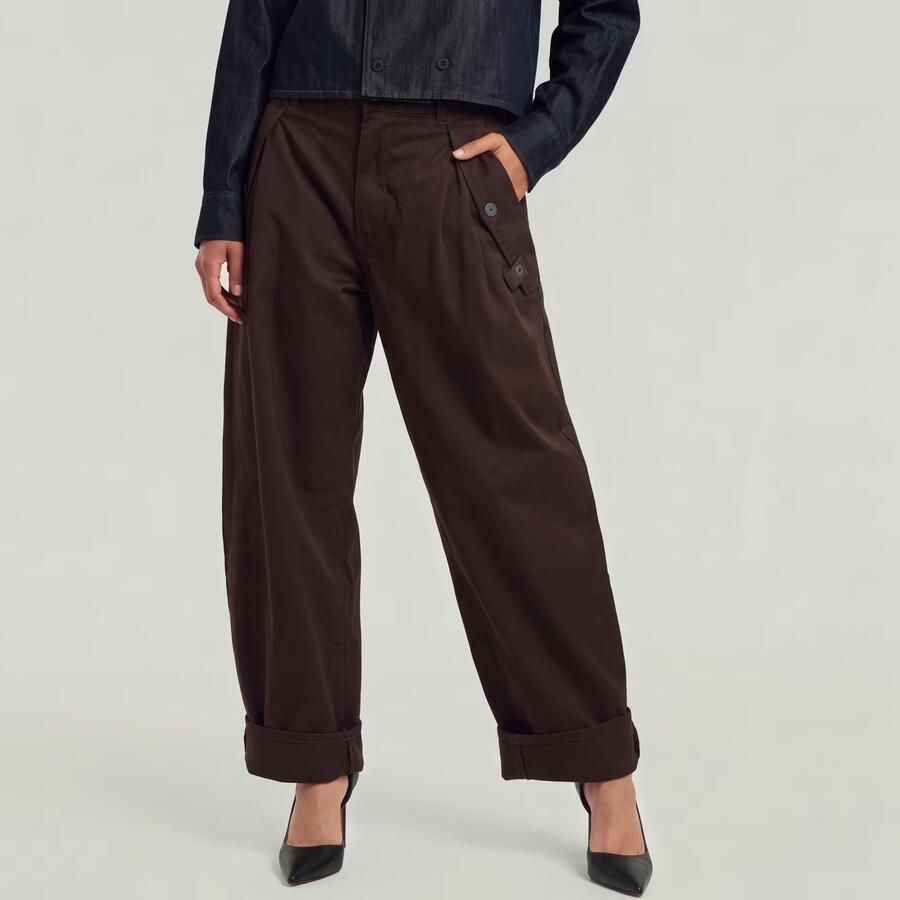 G-Star RAW Jett Boyfriend cargobroek Bruin Dames