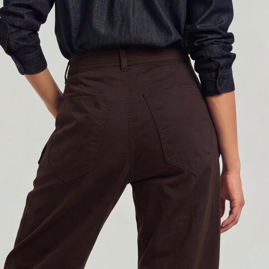 G-Star RAW Jett Boyfriend cargobroek Bruin Dames - Foto 3
