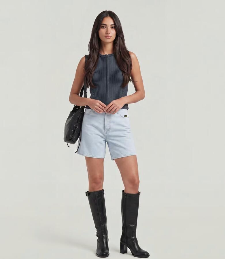 G-Star Raw straight fit short in denimlook model 'Jett' - Foto 7