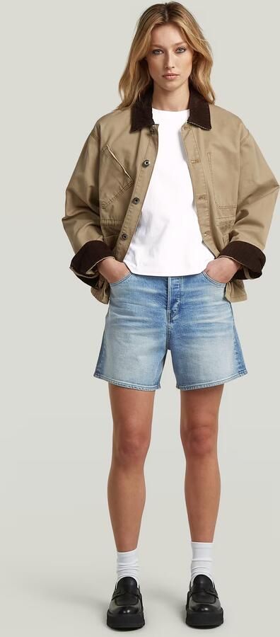 G-STAR RAW Dames Jeans Jett High Short Clean Edge Wmn Lichtblauw - Foto 11