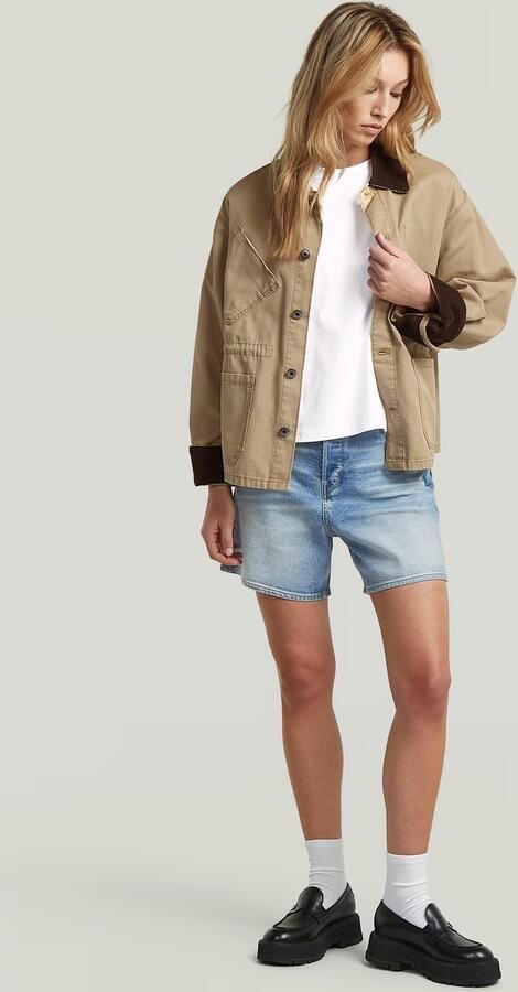 G-STAR RAW Dames Jeans Jett High Short Clean Edge Wmn Lichtblauw - Foto 10