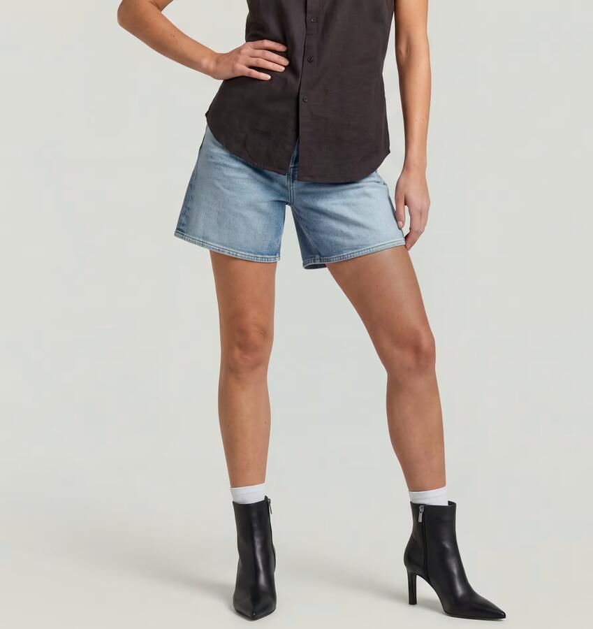 G-STAR RAW Dames Jeans Jett High Short Clean Edge Wmn Lichtblauw - Foto 7