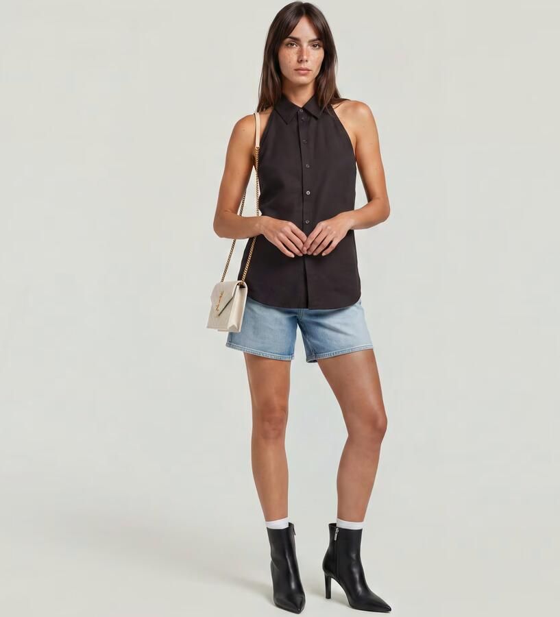 G-STAR RAW Dames Jeans Jett High Short Clean Edge Wmn Lichtblauw - Foto 9