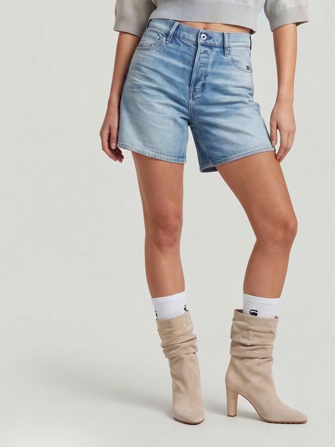 G-STAR RAW Dames Jeans Jett High Short Clean Edge Wmn Lichtblauw - Foto 10